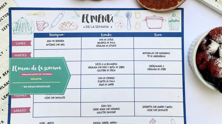 La importancia de planear tus comidas para una alimentación saludable